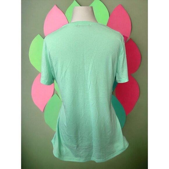 Ladies Sassy tee short sleeve I’m Sorry Did I roll my eyes out load green Large - Picture 10 of 10